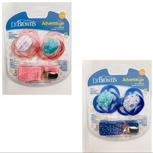 New Dr.Browns pacifier combo